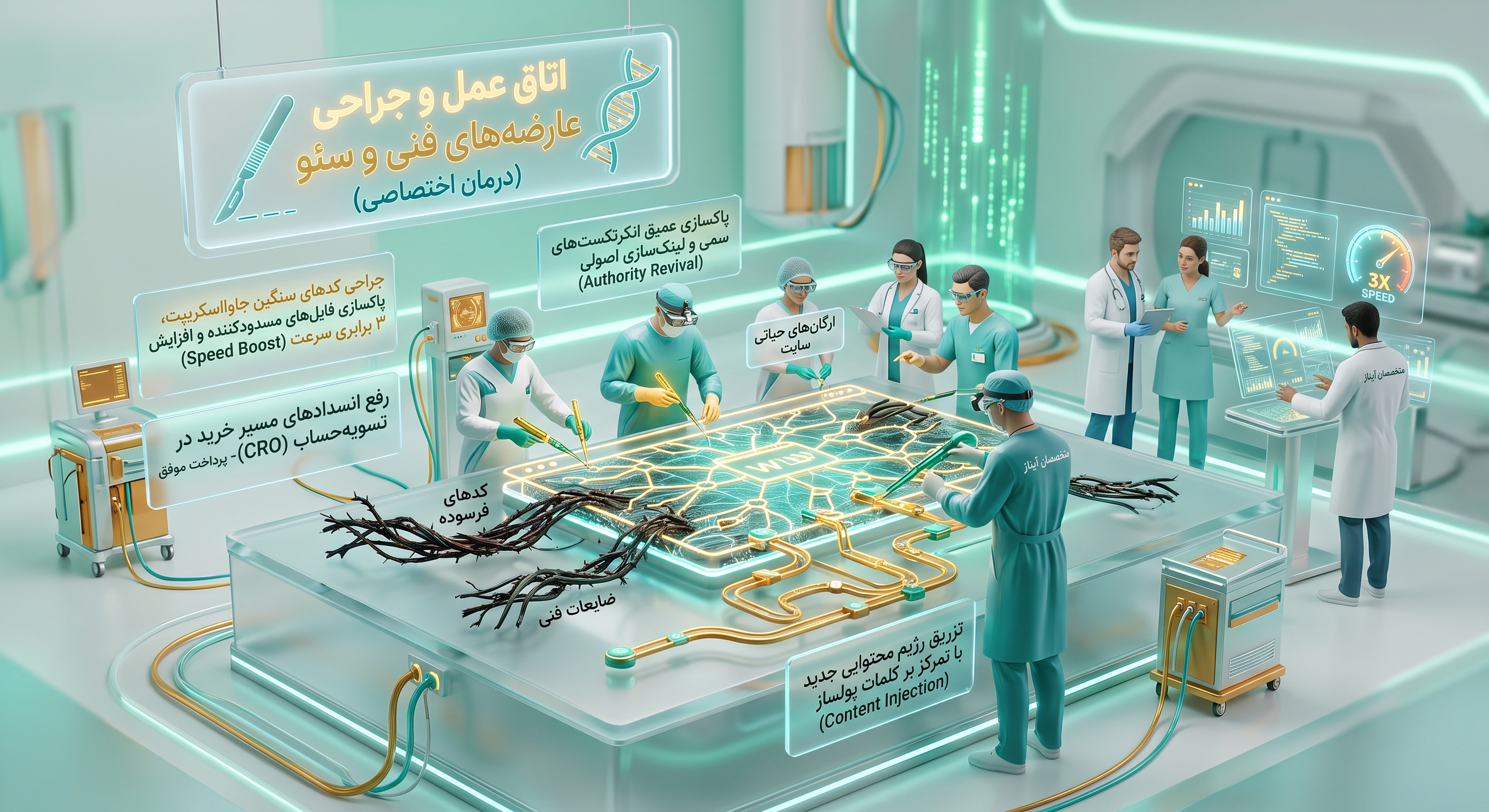آزمایشگاه سئو و جذب مخاطب